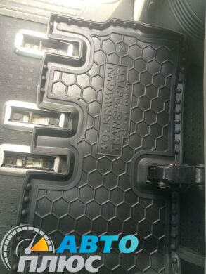Автомобільні килимки в салон Volkswagen T5 Caravelle 2010- (3-й ряд) без пічки (Avto-Gumm)