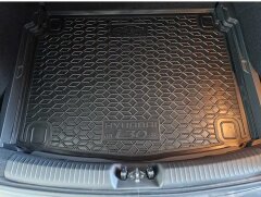 Автомобильный коврик в багажник Hyundai i30 2024- Hb нижняя полка (AVTO-Gumm)