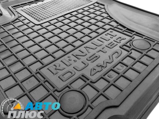 Водительский коврик в салон Renault Duster 2015- (Avto-Gumm)