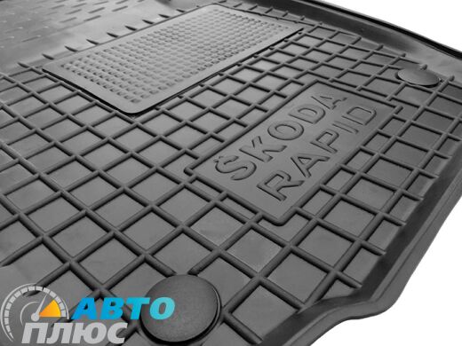 Водительский коврик в салон Skoda Rapid 2013- (Avto-Gumm)