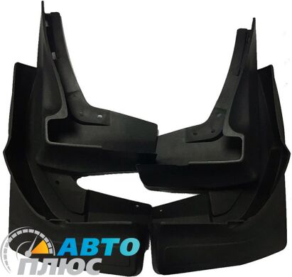Комплект брызговиков Mercedes GL (X166) 2012- с порогами (AVTM)