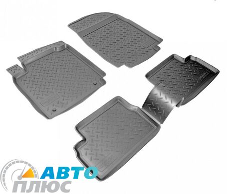 Полиуретановые коврики в салон Nissan Micra (K12) 2002- (NorPlast)