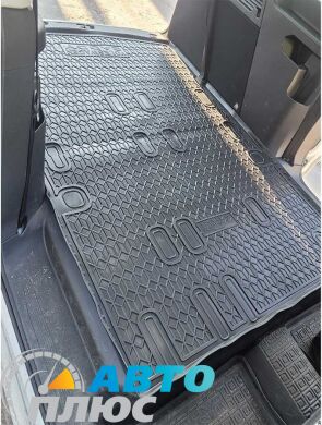 Автомобильный коврик в багажник Volkswagen Caddy Maxi 2021- 7 мест (AVTO-Gumm)