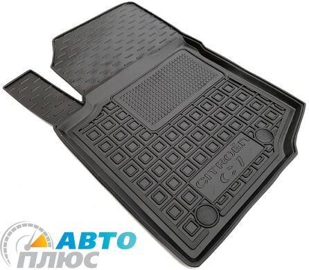 Водительский коврик в салон Citroen C1 2014- (Avto-Gumm)