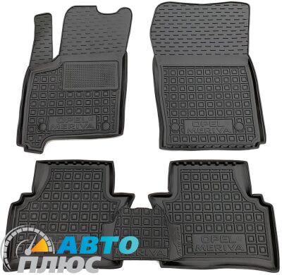 Автомобильные коврики в салон Opel Meriva A 2002-2009 (Avto-Gumm)