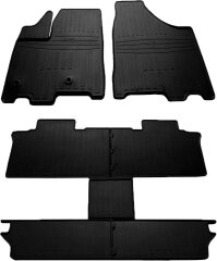 Резиновые коврики в салон Toyota Sienna 3 2010- 6 мест (Stingray)