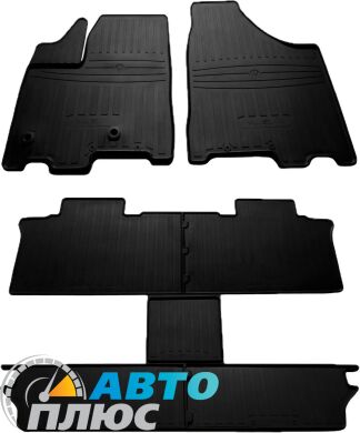 Резиновые коврики в салон Toyota Sienna 3 2010- 6 мест (Stingray)