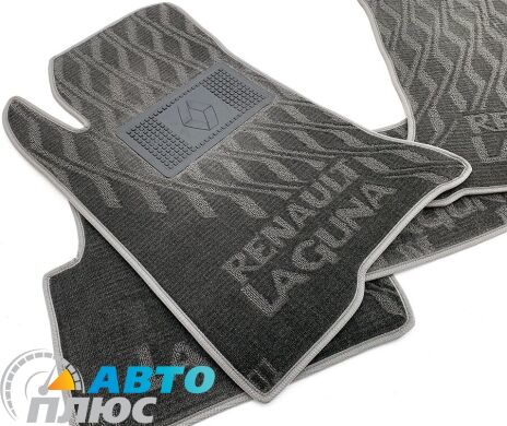 Композитные коврики в салон Renault Laguna 2 2001- (V) серые AVTO-Tex