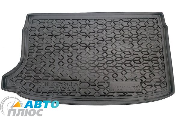Автомобильный коврик в багажник Volkswagen T-Cross 2018- (верхняя полка) (Avto-Gumm)