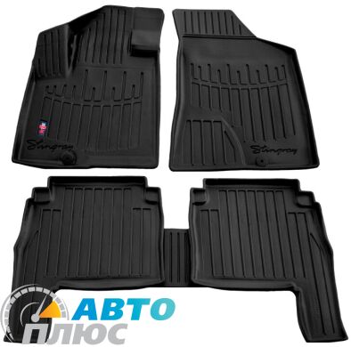 3D Коврики в салон автомобиля Hyundai Santa Fe 2006-2010 (Stingray)