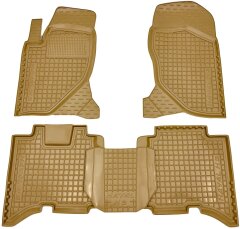 Автомобильные коврики в салон Great Wall Haval H3/H5 2011- бежевые (AVTO-Gumm)