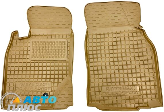 Автомобильные коврики в салон Mitsubishi Pajero Sport 1998-2007 бежевые (AVTO-Gumm)