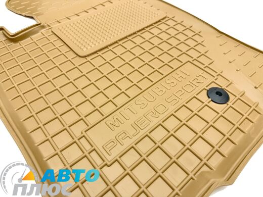 Автомобильные коврики в салон Mitsubishi Pajero Sport 1998-2007 бежевые (AVTO-Gumm)