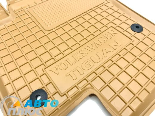 Автомобильные коврики в салон Volkswagen Tiguan 2007-2016 бежевые (AVTO-Gumm)