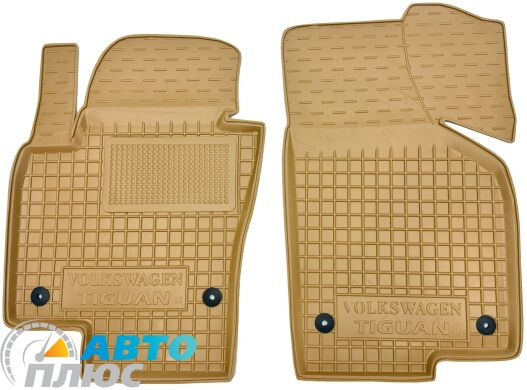 Автомобильные коврики в салон Volkswagen Tiguan 2007-2016 бежевые (AVTO-Gumm)