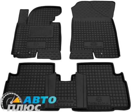 Автомобильные коврики в салон Kia Sportage 3 2010-2015 (Avto-Gumm)