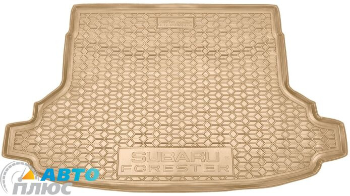 Автомобильный коврик в багажник Subaru Forester 6 2025- без сабвуфера бежевый (AVTO-Gumm)