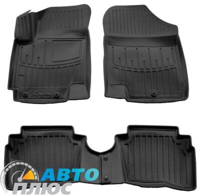 3D Коврики в салон автомобиля Hyundai i20 2008-2014 (Stingray)