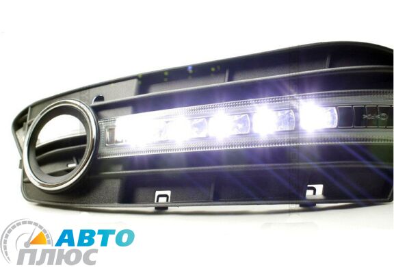 Штатные дневные ходовые огни LED-DRL для Audi A4 (B8) 2007-2012