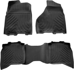 3D Килимки в салон автомобіля Dodge Ram 1500 2009-2018 Crew cab (Stingray)