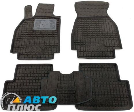 Гибридные коврики в салон Renault Megane 2 2003-2009 (AVTO-Gumm)