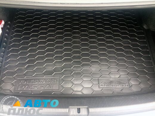 Автомобильный коврик в багажник Volkswagen Passat B7 2011- USA (Avto-Gumm)