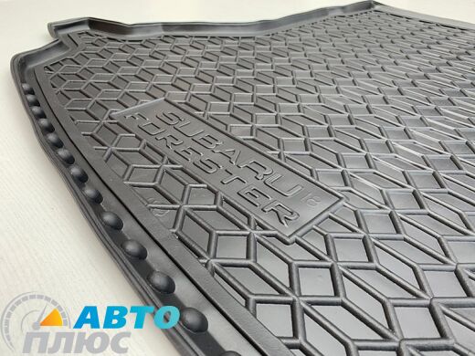 Автомобильный коврик в багажник Subaru Forester 5 2018- с сабвуфером (Avto-Gumm)