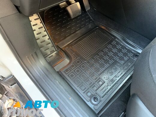 Автомобильные коврики в салон Jeep Cherokee 2014- (AVTO-Gumm)