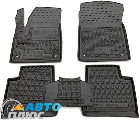 Автомобильные коврики в салон Jeep Cherokee 2014- (AVTO-Gumm)