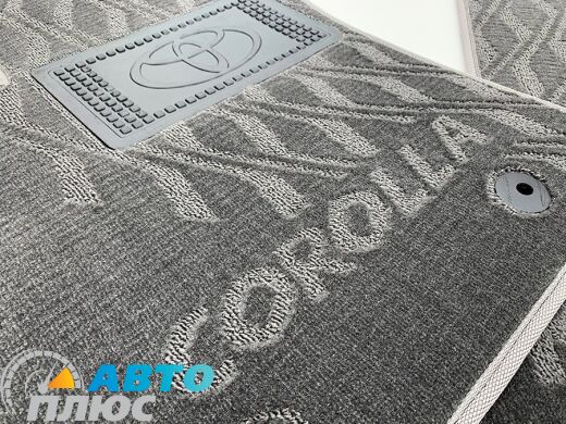 Композитные коврики в салон Toyota Corolla 2007- (V) серые AVTO-Tex