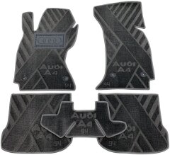 Композитные коврики в салон Audi A4 (B5) 1994-2000 (X) серые AVTO-Tex