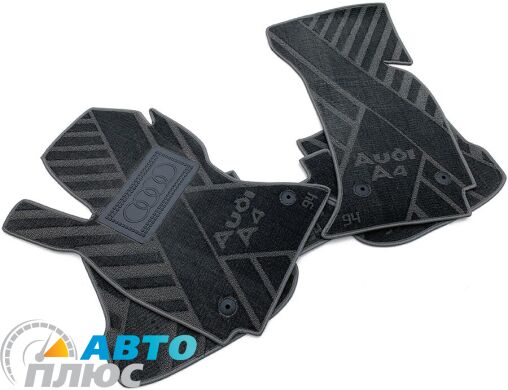 Композитные коврики в салон Audi A4 (B5) 1994-2000 (X) серые AVTO-Tex