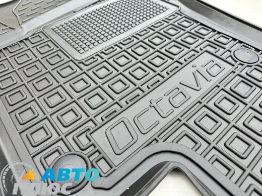 Водительский коврик в салон Skoda Octavia A5 2004- (Avto-Gumm)