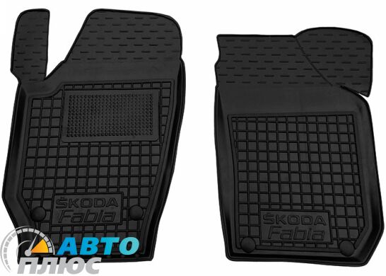 Передні килимки в автомобіль Skoda Fabia 2 2007- (Avto-Gumm)