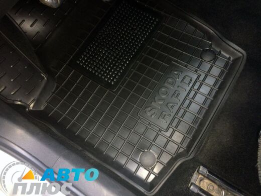 Автомобільні килимки в салон Skoda Rapid 2013 (Avto-Gumm)