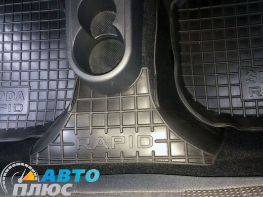 Автомобільні килимки в салон Skoda Rapid 2013 (Avto-Gumm)