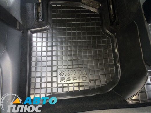 Автомобільні килимки в салон Skoda Rapid 2013 (Avto-Gumm)
