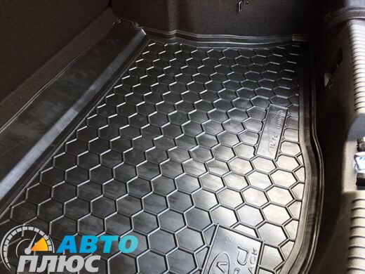 Автомобильный коврик в багажник Kia Ceed (JD) 2012- Hatchback (base/mid) (Avto-Gumm)