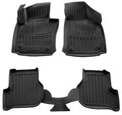 3D Коврики в салон автомобиля Seat Leon 2005-2012 (Stingray)