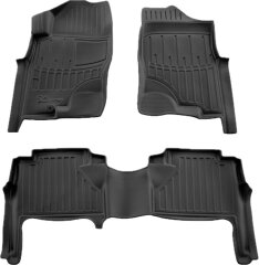 3D Коврики в салон автомобиля Nissan Navara (D40) 2005- (Stingray)