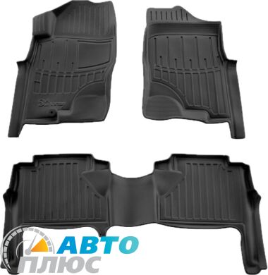 3D Килимки в салон автомобіля Nissan Navara (D40) 2005- (Stingray)