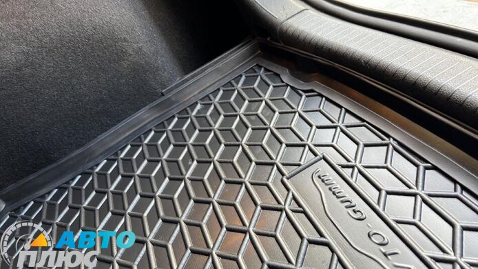 Автомобильный коврик в багажник Volkswagen e-Golf 7 2013- (Avto-Gumm)