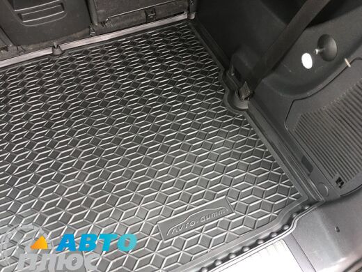 Автомобильный коврик в багажник Opel Zafira B 2005- 7 мест (Avto-Gumm)