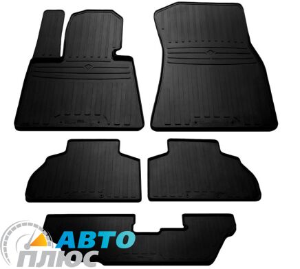 Гумові килимки в салон BMW X7 (G07) 2018- 7 мест 5 шт. (Stingray)