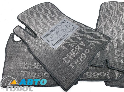 Композитные коврики в салон Chery Tiggo 2005- (V) серые AVTO-Tex