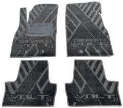 Композитные коврики в салон Chevrolet Volt 2010- (X) серые AVTO-Tex