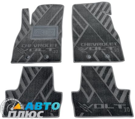 Композитные коврики в салон Chevrolet Volt 2010- (X) серые AVTO-Tex