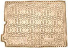 Автомобильный коврик в багажник Peugeot 5008 2017- 5 мест бежевый (AVTO-Gumm)