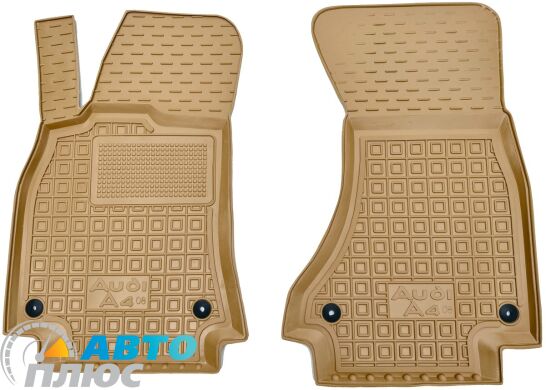 Автомобильные коврики в салон Audi A4 (B8) 2008- бежевые (AVTO-Gumm)