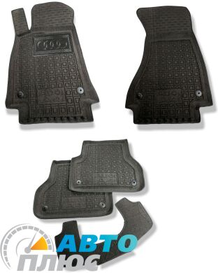 Гибридные коврики в салон Audi A4 (B9) 2016- (AVTO-Gumm)